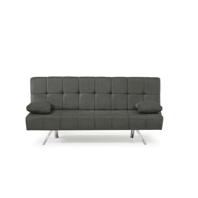 Schlafsofa in Webstoff Grau