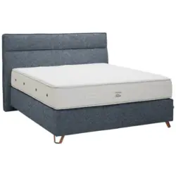 Boxspringbett 180/200 cm in Blau