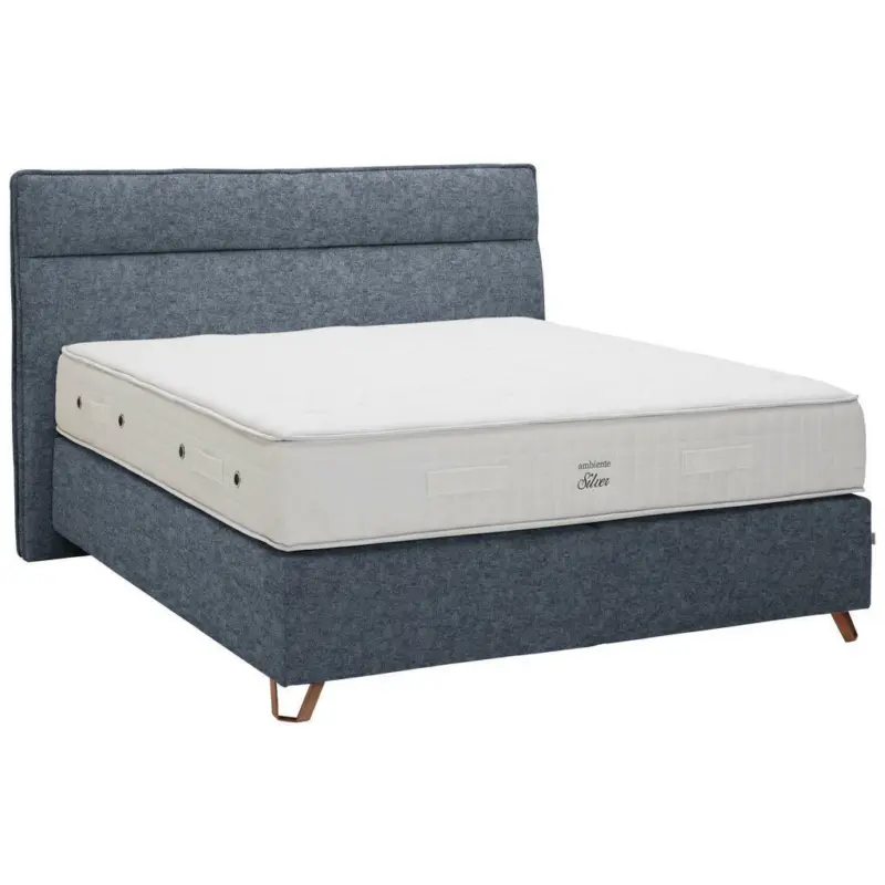 Boxspringbett 200/200 cm in Blau