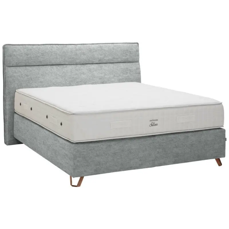 Boxspringbett 200/200 cm in Grau