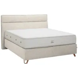 Boxspringbett 200/200 cm in Beige