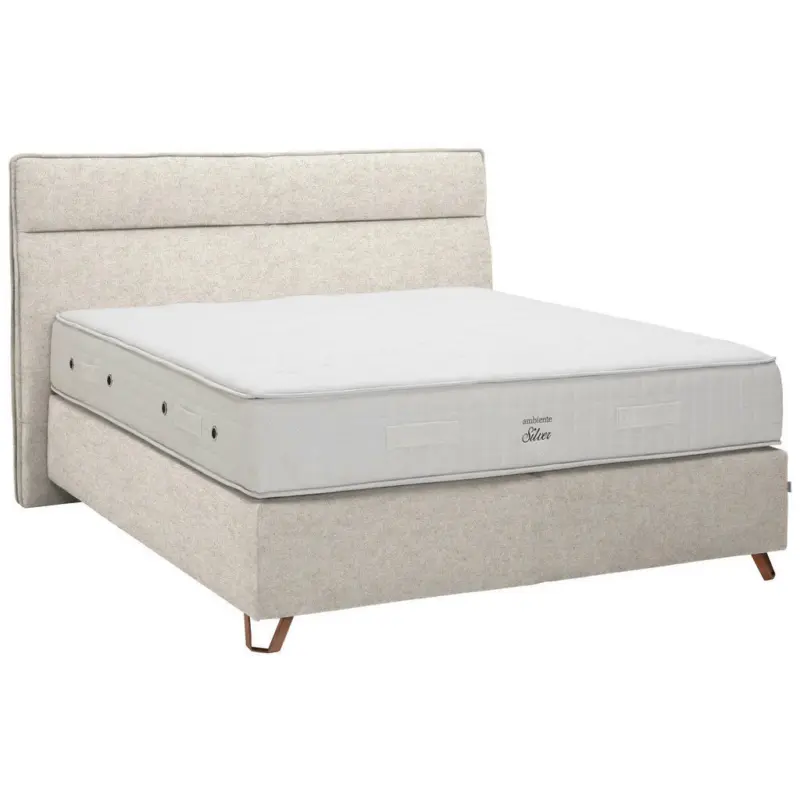 Boxspringbett 200/200 cm in Beige