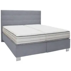 Boxspringbett 180/200 cm in Alufarben