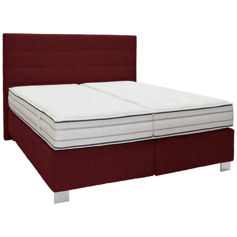 Boxspringbett 180/200 cm in Rotbraun