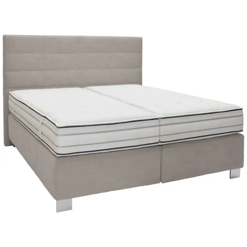 Boxspringbett 180/200 cm in Grau