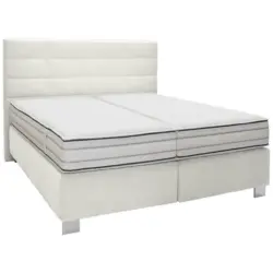 Boxspringbett 180/200 cm in Weiß
