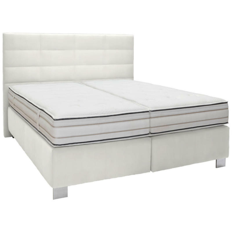 Boxspringbett 180/200 cm in Weiß