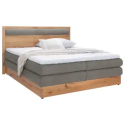 Boxspringbett 160/200 cm in Hellbraun