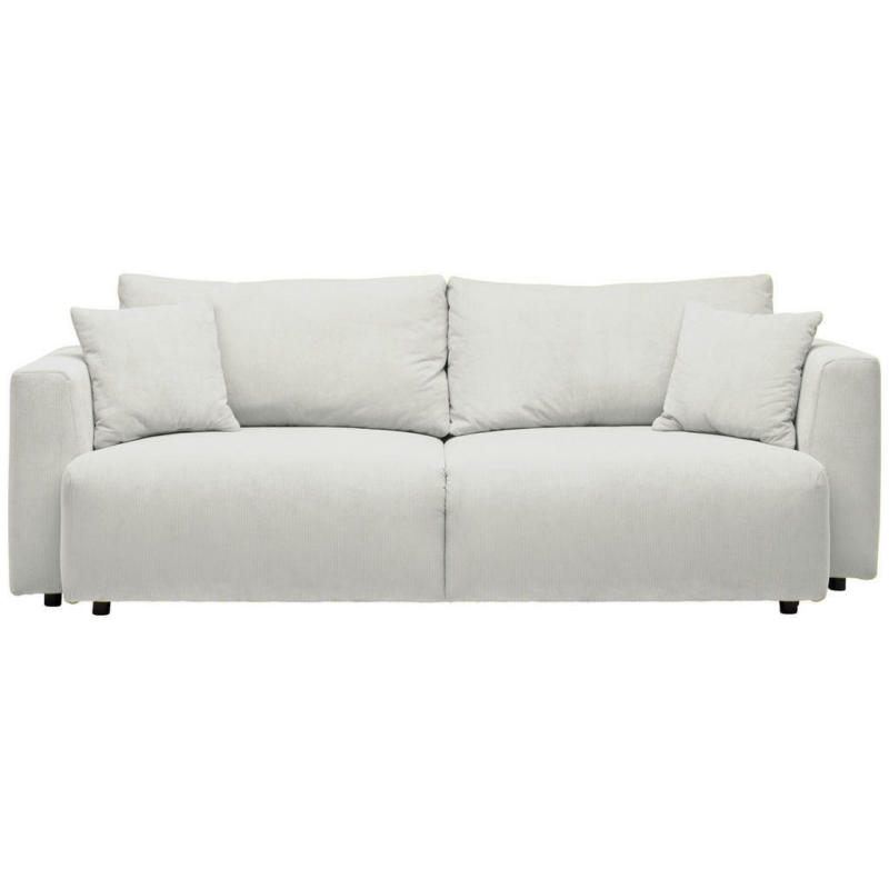 Schlafsofa in Kord Creme