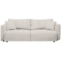 Schlafsofa in Kord Creme