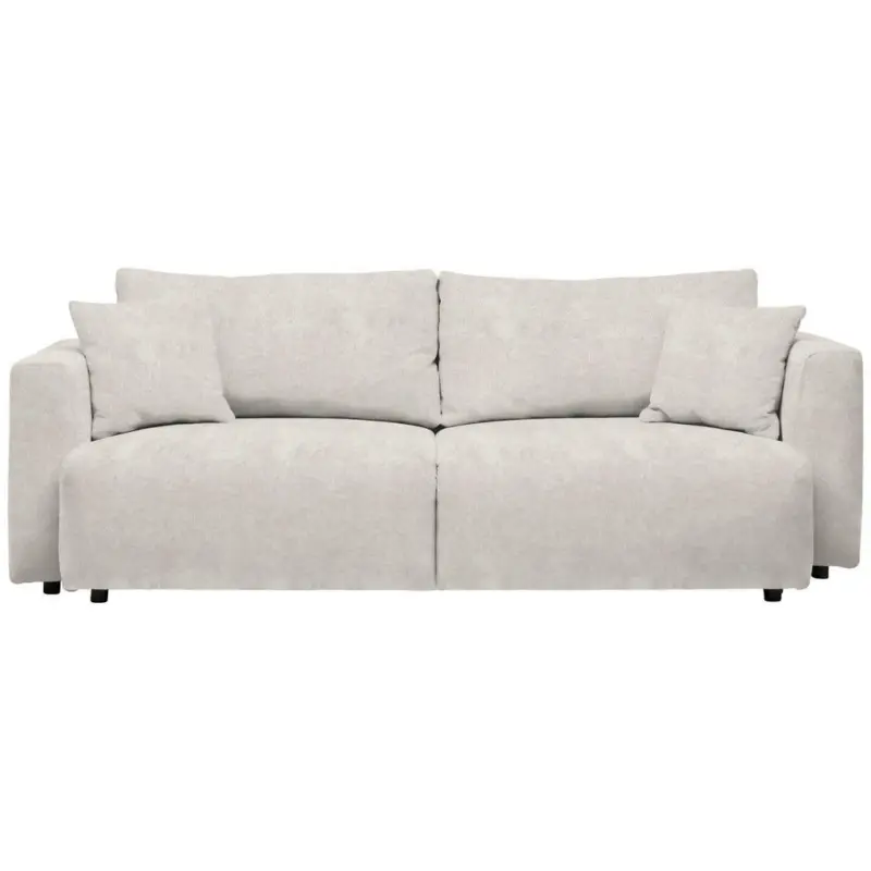 Schlafsofa in Kord Creme
