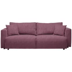 Schlafsofa in Kord Bordeaux