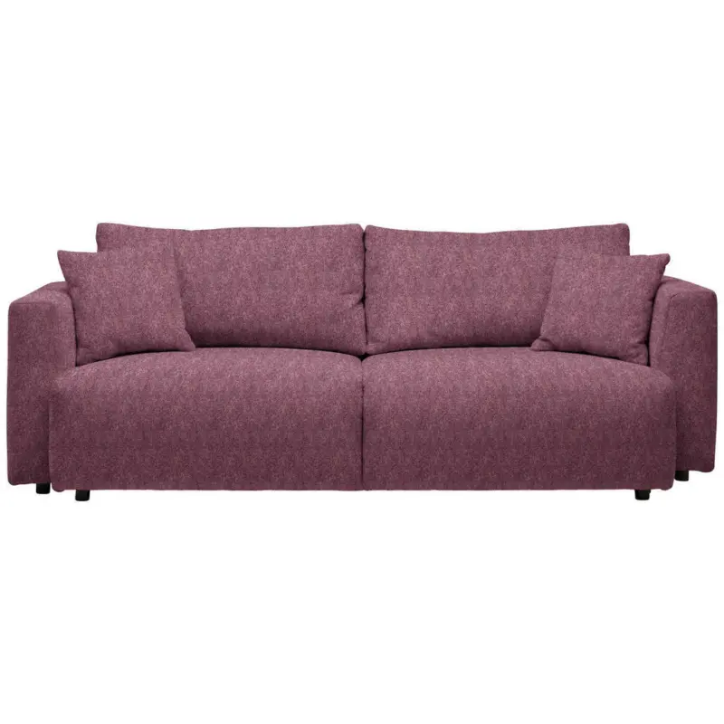 Schlafsofa in Kord Bordeaux