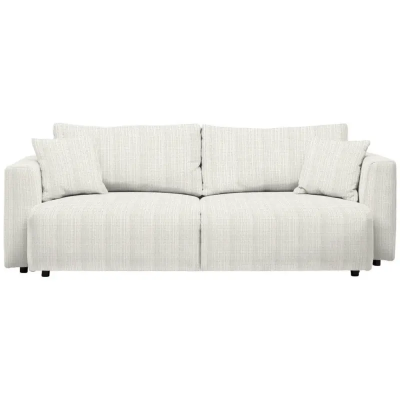 Schlafsofa in Kord Weiß