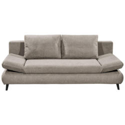Schlafsofa in Mikrofaser Taupe
