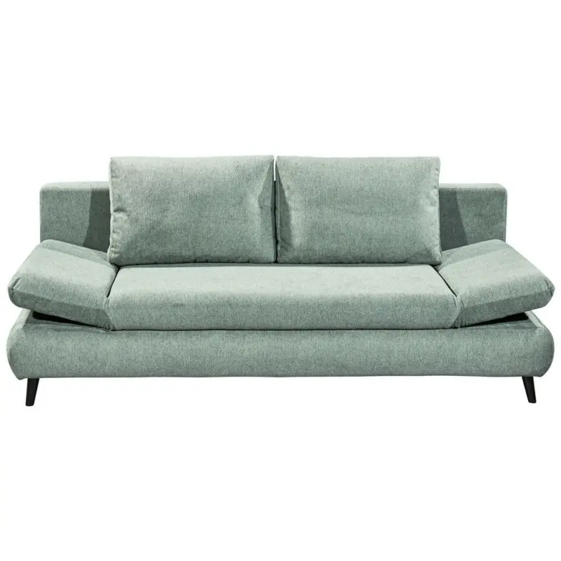 Schlafsofa in Mikrofaser Graublau