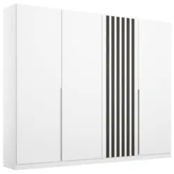 Drehtürenschrank in Weiß