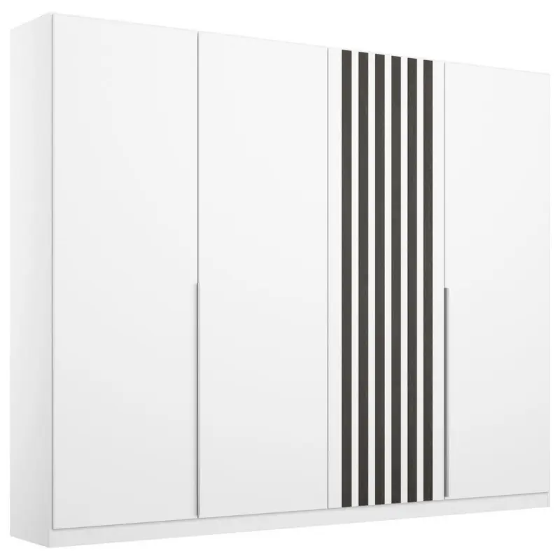 Drehtürenschrank in Weiß