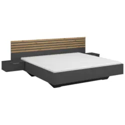 Bettanlage 180/200 cm in Grau