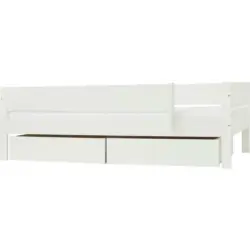 Bett 90/200 cm in Weiß