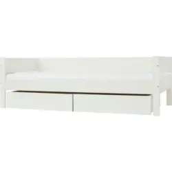 Bett 90/200 cm in Weiß
