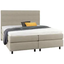 Boxspringbett 180/200 cm in Beige