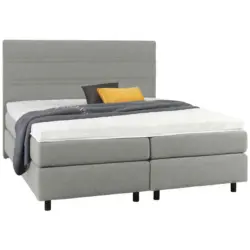 Boxspringbett 180/200 cm in Grau