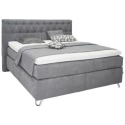 Boxspringbett 200/200 cm in Grau