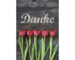 Hornbach Postkarte Danke Tulpen 14,8x10,5 cm