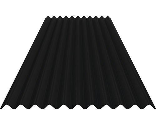 Gutta Bitumenwellplatte Sinus 76/30 schwarz 2000 x 835 x 2,2 mm