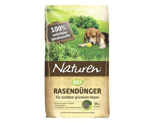 Bio-Rasendünger Naturen 20 kg / 500 m²