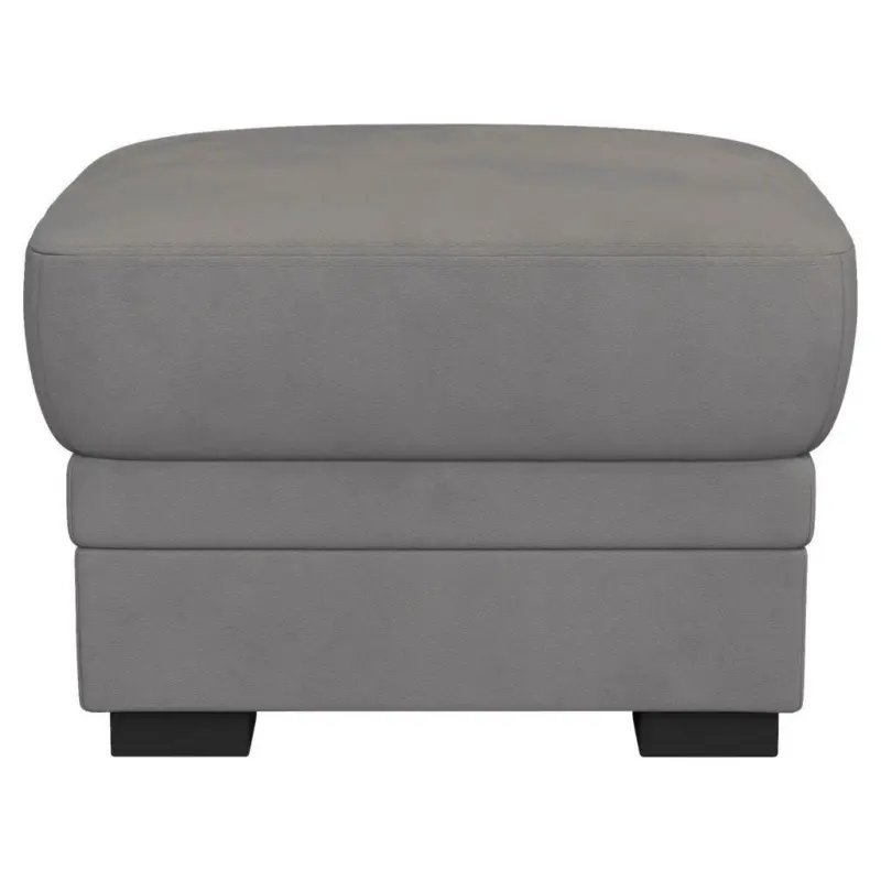 Hocker in Textil Hellgrau