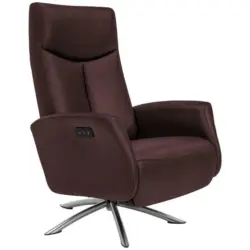 Relaxsessel in Leder Braun