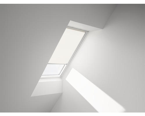 VELUX Sichtschutzrollo beige uni manuell Rahmen aluminium RFL M06 1086S