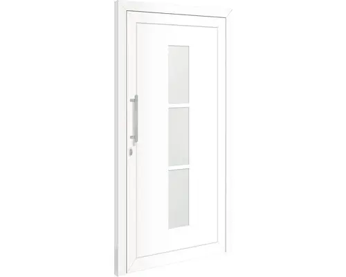 Haustür Aluminium Oregon weiß 1100 x 2100 mm links
