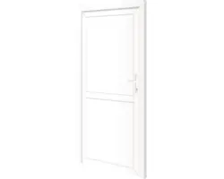 Nebeneingangstür Kunststoff Colorado weiß 880 x 1980 mm rechts 1-fach Verriegelung