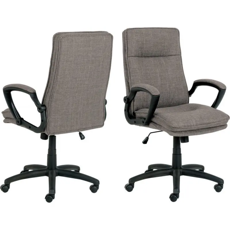 Chefsessel in Webstoff Braun