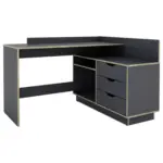 XXXLutz Lauterach - Ihr Möbelhaus bei Bregenz Eckschreibtisch 129/105/84 cm in Anthrazit, Eichefarben
