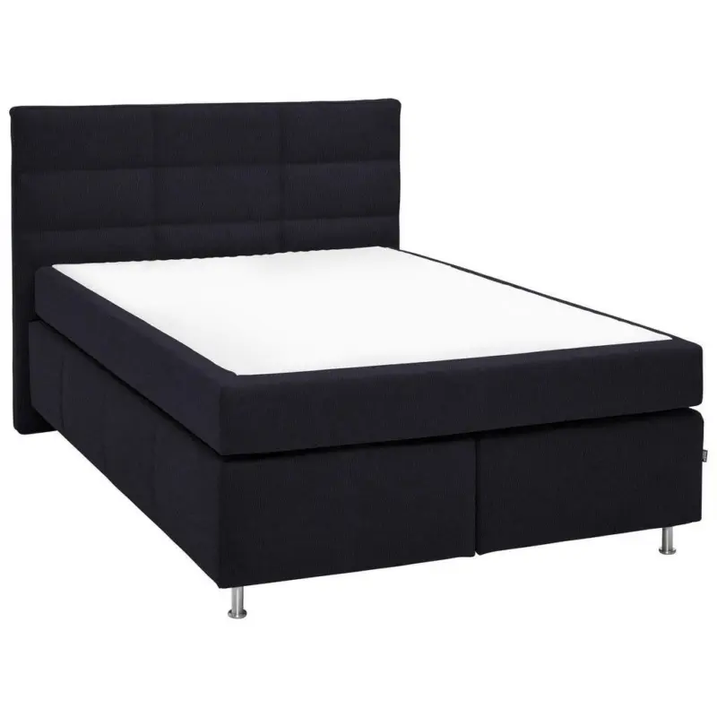 Boxspringbett 140/200 cm in Graphitfarben