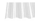 Hornbach PVC Wellplatte Sinus 130/30 klar 3300 x 1000 x 1,1 mm