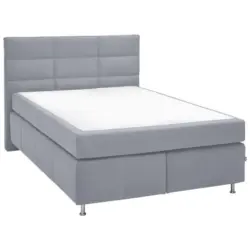Boxspringbett 140/200 cm in Grau