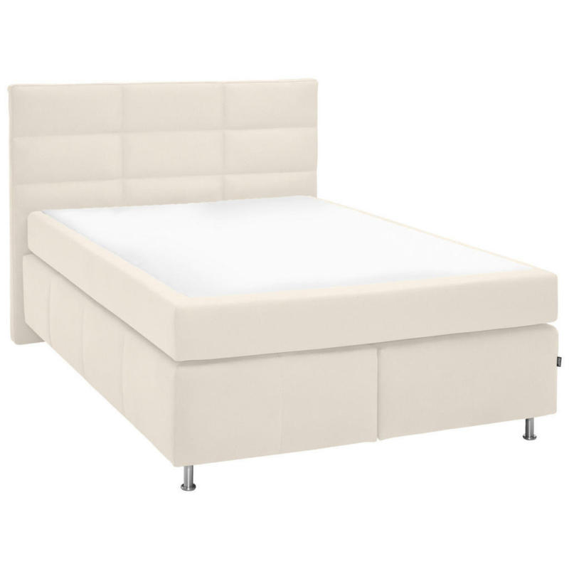 Boxspringbett 140/200 cm in Creme