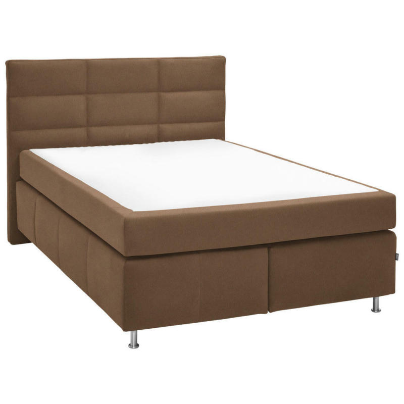 Boxspringbett 140/200 cm in Mokka