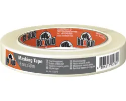 ROXOLID Flachkreppband beige 18 mm x 50 m