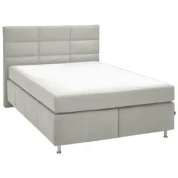 Boxspringbett 140/200 cm in Weiß