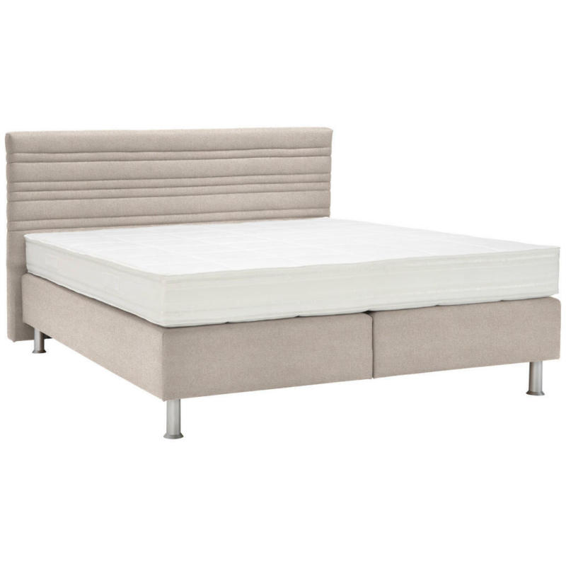 Boxspringbett 180/200 cm in Beige