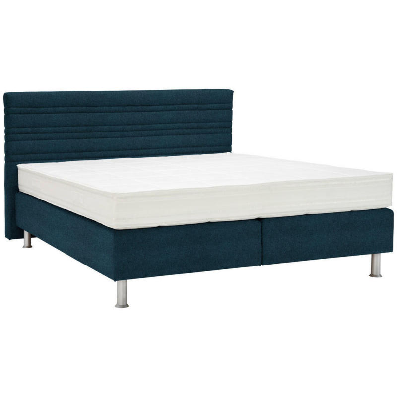 Boxspringbett 180/200 cm in Blau