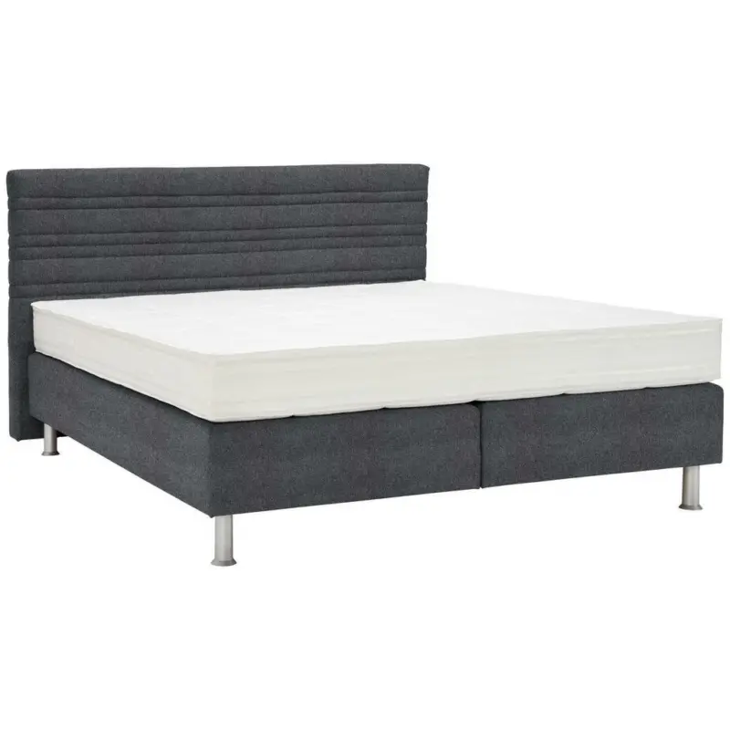 Boxspringbett 180/200 cm in Grau