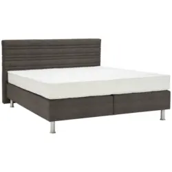 Boxspringbett 180/200 cm in Graubraun