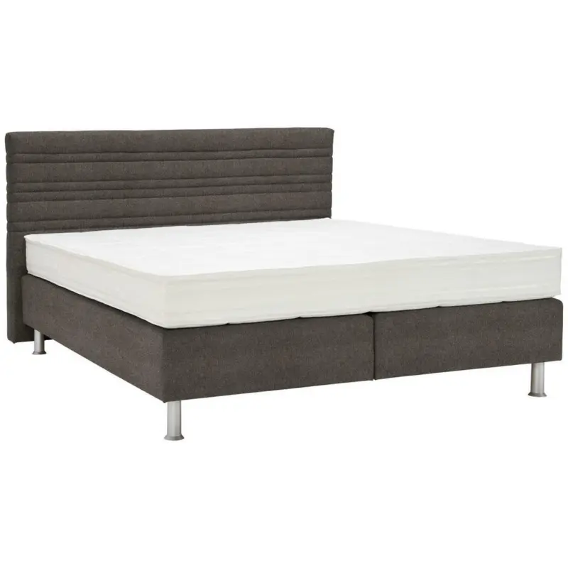 Boxspringbett 180/200 cm in Graubraun